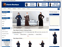 Tablet Screenshot of islamicboutique.com